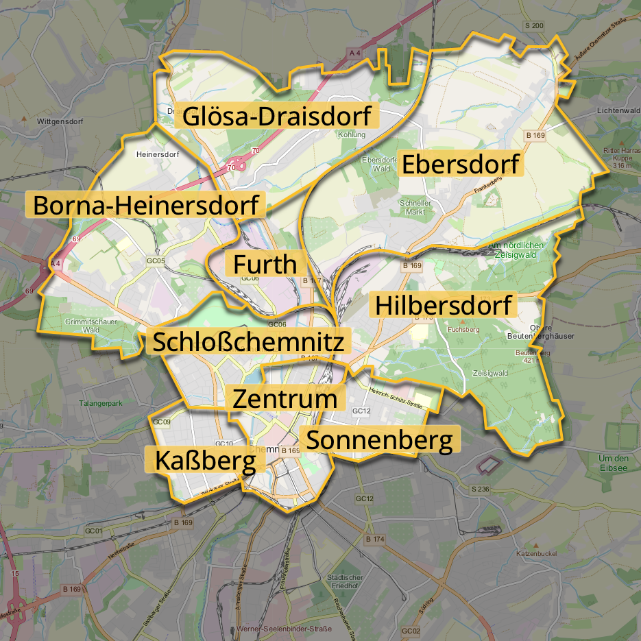 Karte des Einsatzgebietes